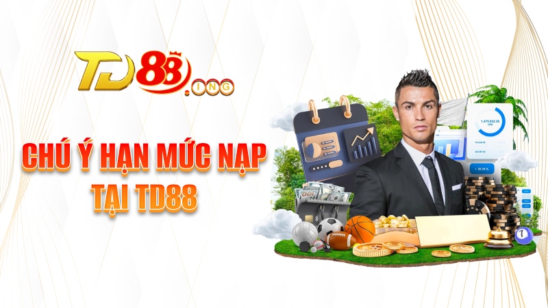 Chú ý hạn mức nạp tại TD88