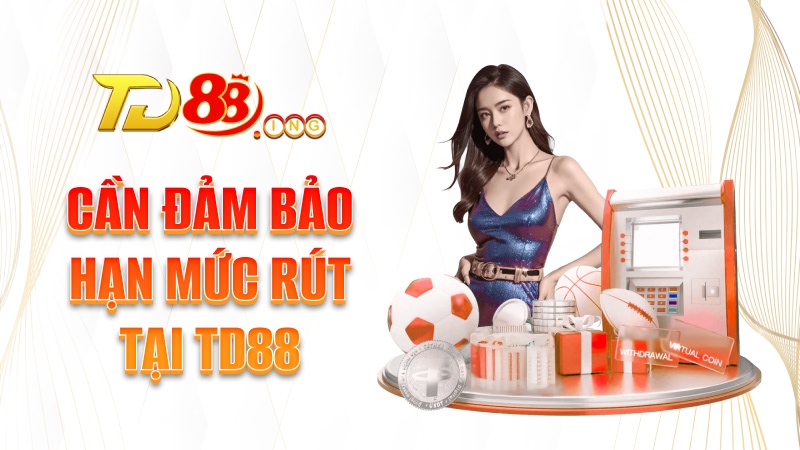 Cần đảm bảo hạn mức rút tại TD88